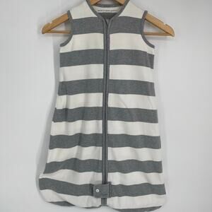 Burt’s Bees Sleep Sack Baby 6-12 Month Organic Cotton Gray & White